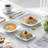 Julia Piece Porcelain China Dinnerware Set - Service for 6
