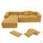 L-Shaped Chenille Sectional Sofa-1509736773