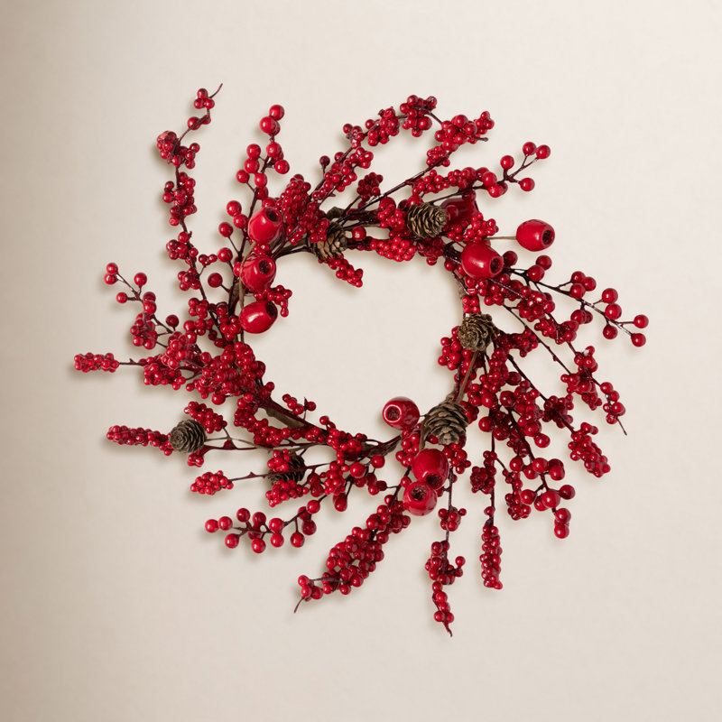 Faux Berry 15.5'' Wreath