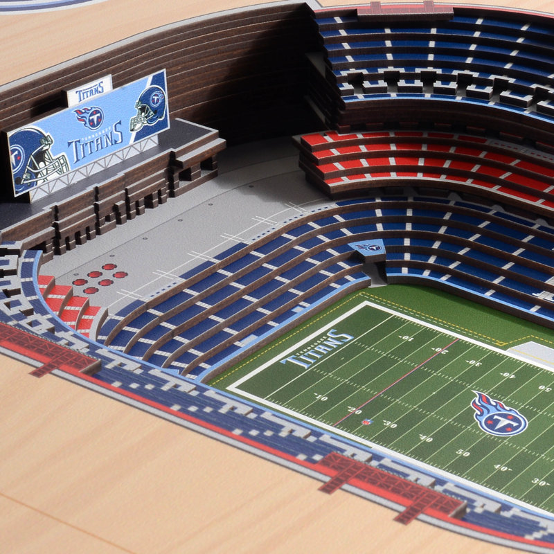 Décoration murale 25 couches NCAA, Tennessee Titans