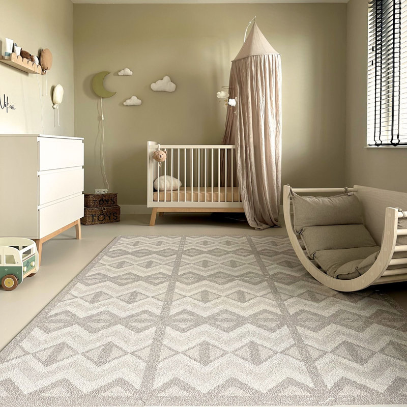 Tapis de jeu Kilim Truffle, 4 x 6 ft