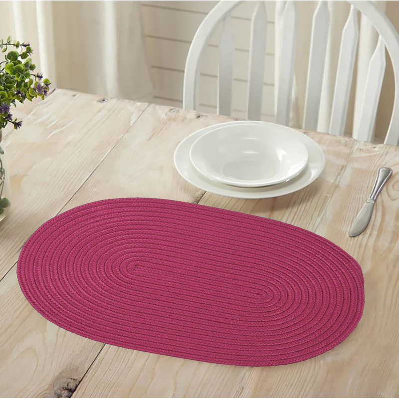 Dessous-de-plat ovale, Rose