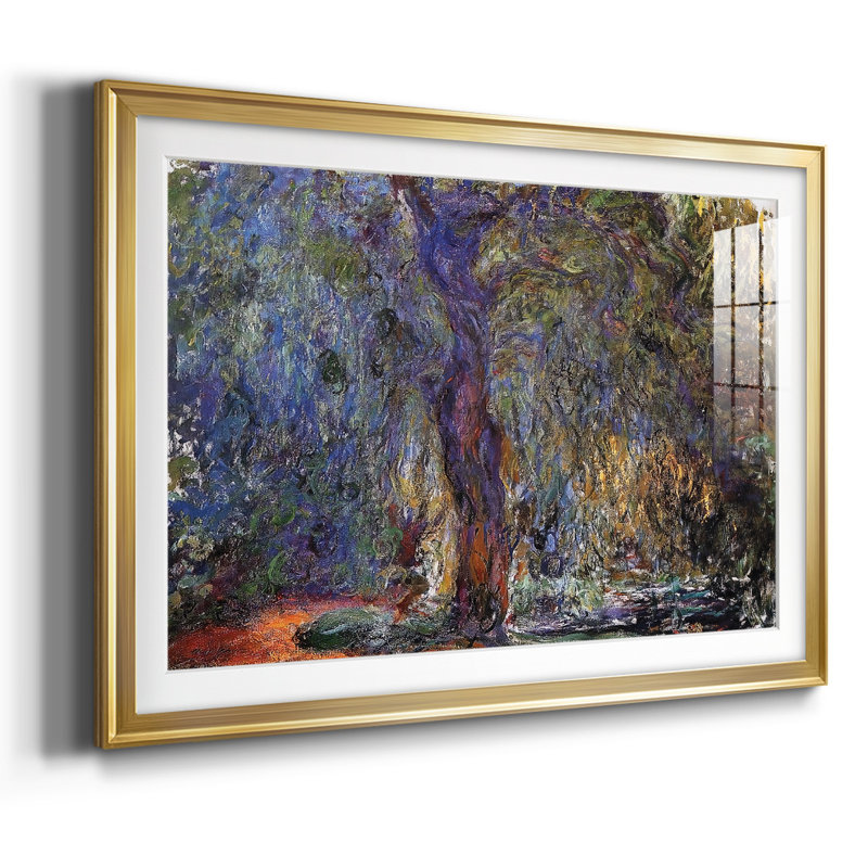 Saule Weeping 3, 1919, H 19 po x l 27 po x P 1,5 po, Or