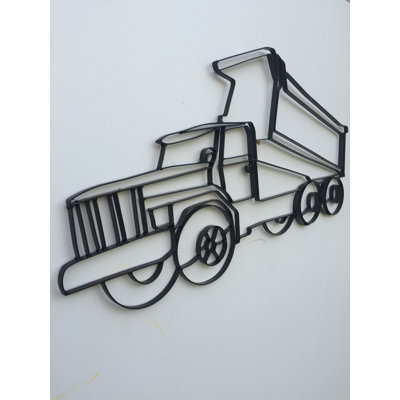 Modern Dump Truck Wall Décor