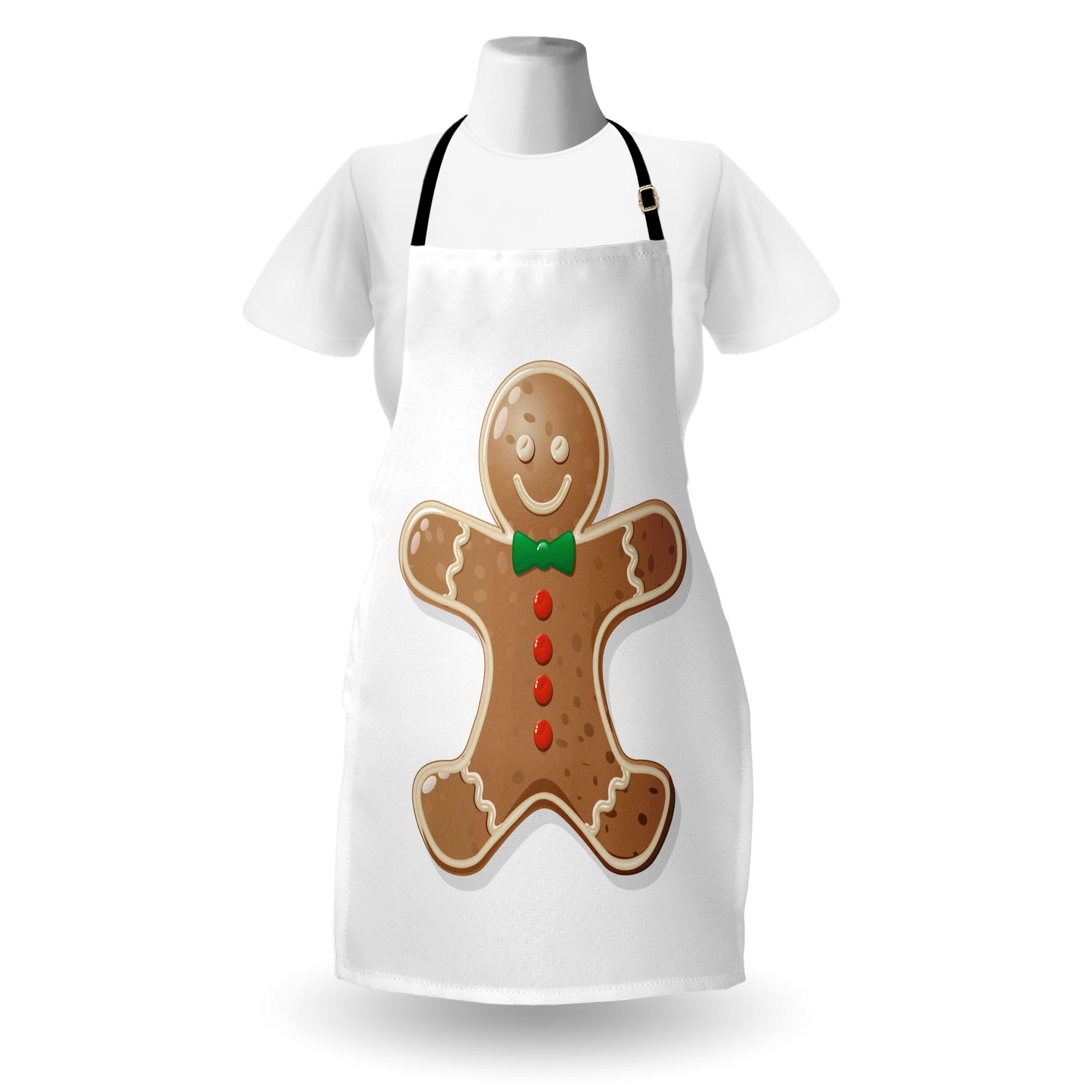 The Holiday Aisle® Gingerbread Man Apron Cooking Gardening Adult Size