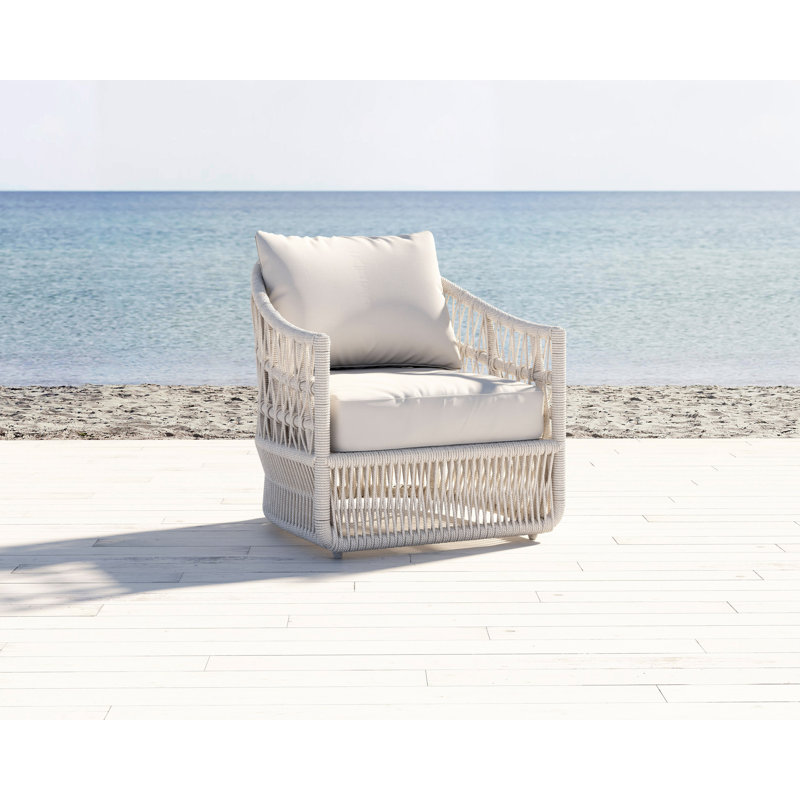 Dana Rope Club Chair, Echo Midnight Sunbrella®