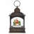 Kurt Adler Battery Operated LED Santa Lantern with Twirling Snow Motion, 9in