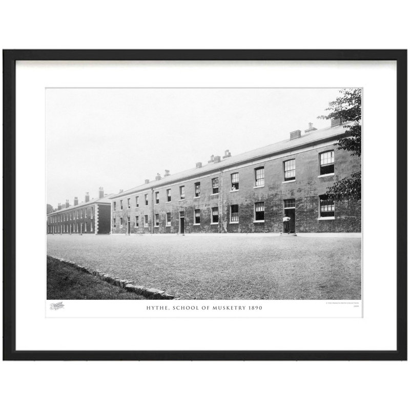 Hythe, School Of Musketry 1890 by Francis Frith - Single Picture Frame Print, 28cm H x 36cm W x 2.3cm D