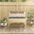 Outsunny 34"X34"X28" Raised Garden Bed, 2-Tier Elevated Wood Planter Box For Backyard, Patio To Grow Vegetables, Herbs, And Flowers, Natural