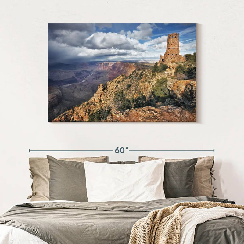 Vue du canyon 7 sur toile, H 32 po x l 48 po x P 1,25 po