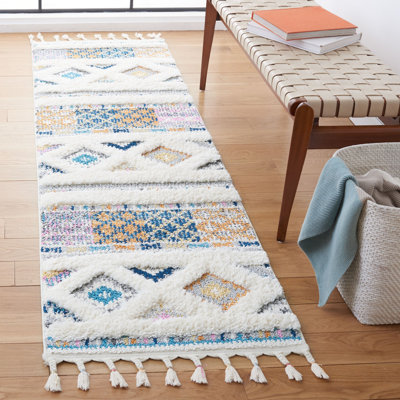 Tapis marocain à performance à poils longs Moroccan