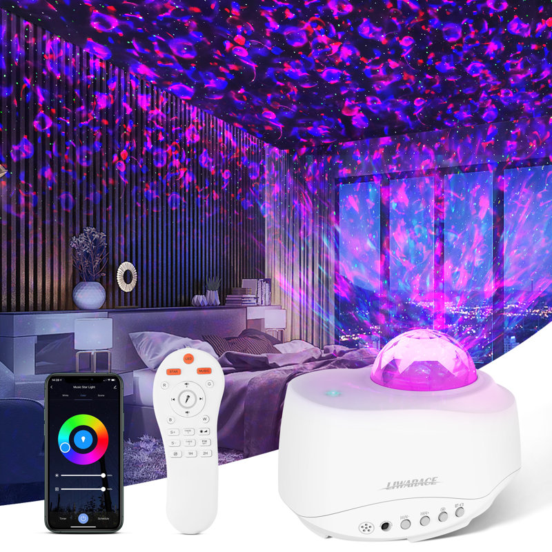 LED Bluetooth Music Galaxy Starry Sky Ocean Projection Light