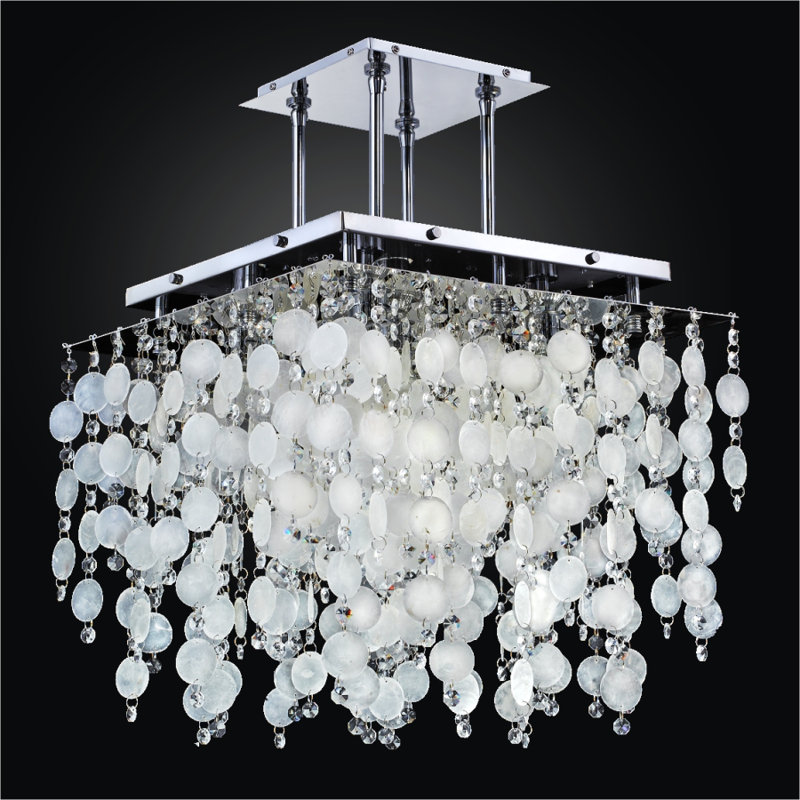 Lustre 5 lumières unique/carré/rectangulaire Cohen-Arazi