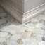 Coronado Hexagon 10" X 12" Honed Marble Mosaic Floor And Wall Tile