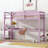 Twin High Loft Bed with Built-in Desk-1464598904