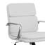 Standard Back Upholstered Office Chair White