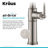 Sellette Pull Down Single Handle Kitchen Faucet-47436834