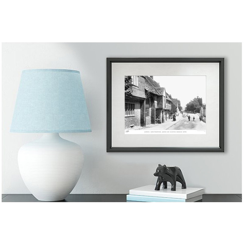 Lewes, Southover, Anne Of Cleves House 1898 by Francis Frith - Single Picture Frame Print, 60cm H x 80cm W x 2.3cm D