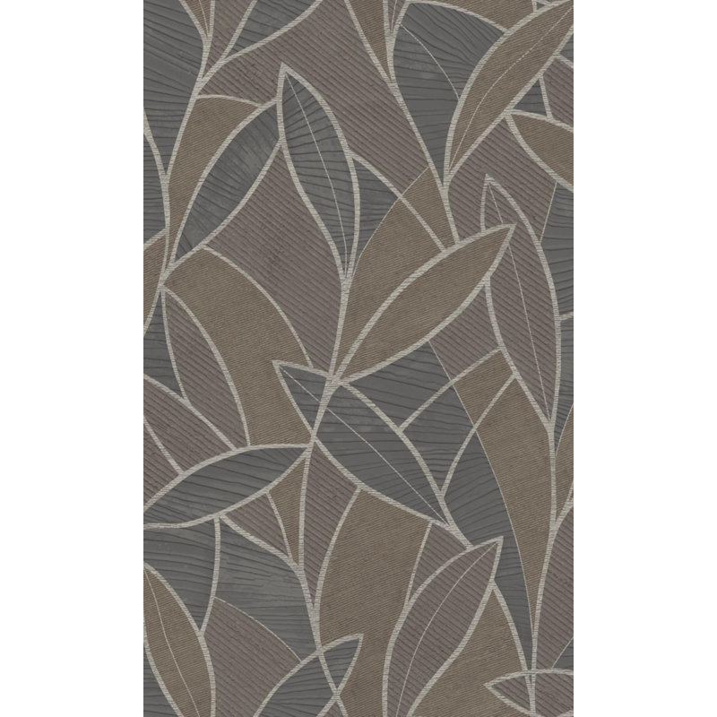 Double rouleau floral Yury, Graphite