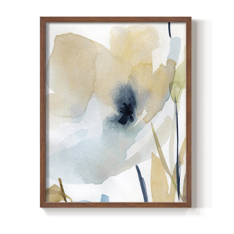 Blooming Wash II, reproduction encadrée - bois massif, Brun, H 20 po x l 16 po