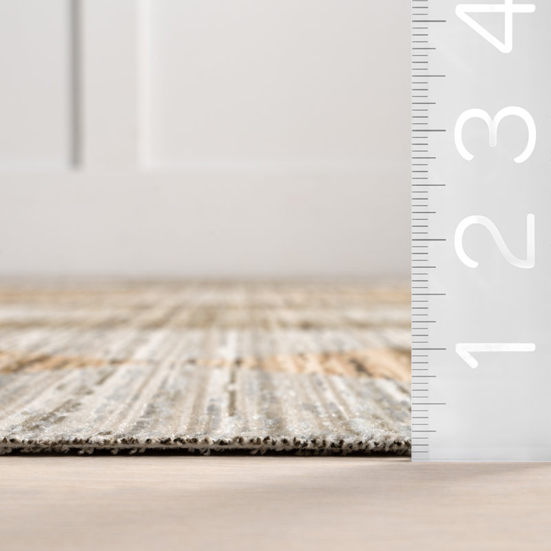Lakhwinder Bohemian Machine Washable Area Rug, Runner 2' x 5'