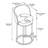 Set of 2 Modern Barrel Counter Stools with Backrest, Linen Upholstered Kitchen Island Bar Stools, Comfortable Accent Seating for Counter Height Tables and Breakfast Bars-880112803