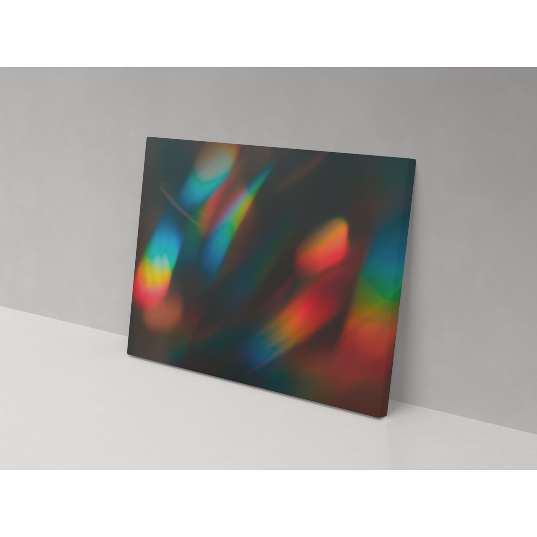 Multicolour Blur - Wrapped Canvas Painting