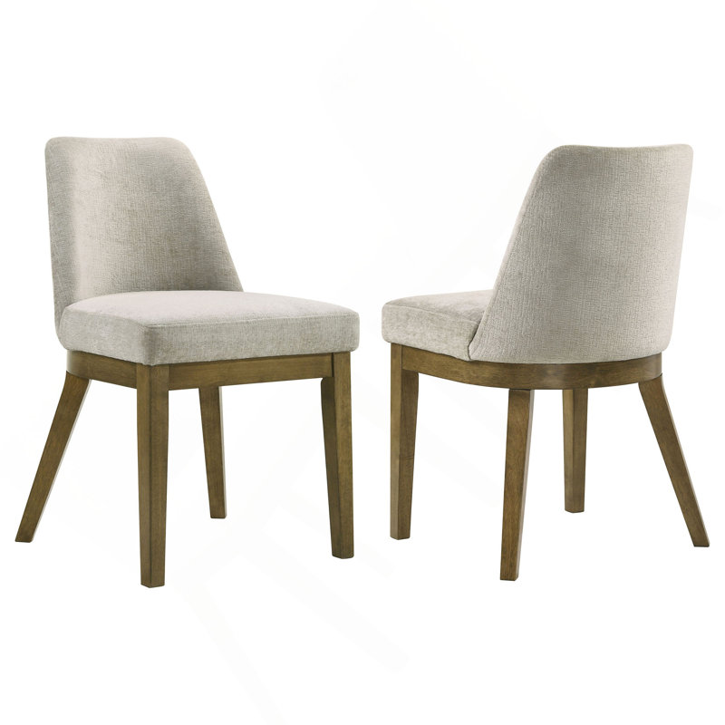 Chaise d'appoint rembourrée (ensemble de 2)