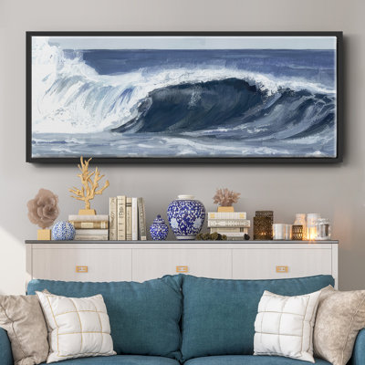 Surf Spray II- Framed Canvas
