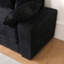 Canapé modulaire 108,6 po, canapé modulaire en velours côtelé épaissi
