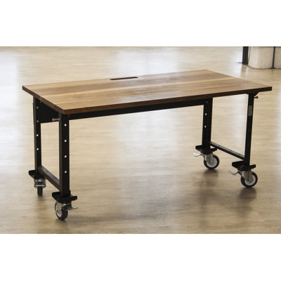 Augusto 66'' Solid Wood Rectangle Conference Table