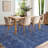 Washable Rugs for Living Room, Non-Shedding Foldable Modern Carpet with Non-Slip Rubber Backing, Minimalist Low Pile Thin Indoor Mat-56919642