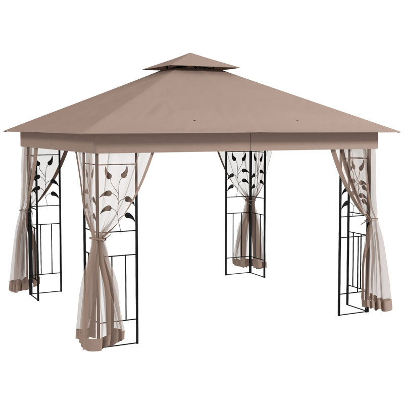 Abri de jardin en métal 10 po x 11,5 po Outsunny