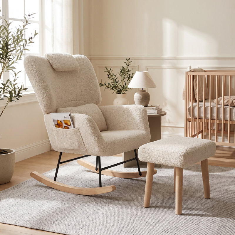 Rocking Chair, Beige