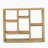 Open Wooden Open Shelf Bookcase, Freestanding Display Storage Cabinet With 7 Cube-1728462133