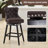 Solid wood Swivel Stool-384278137-384278136
