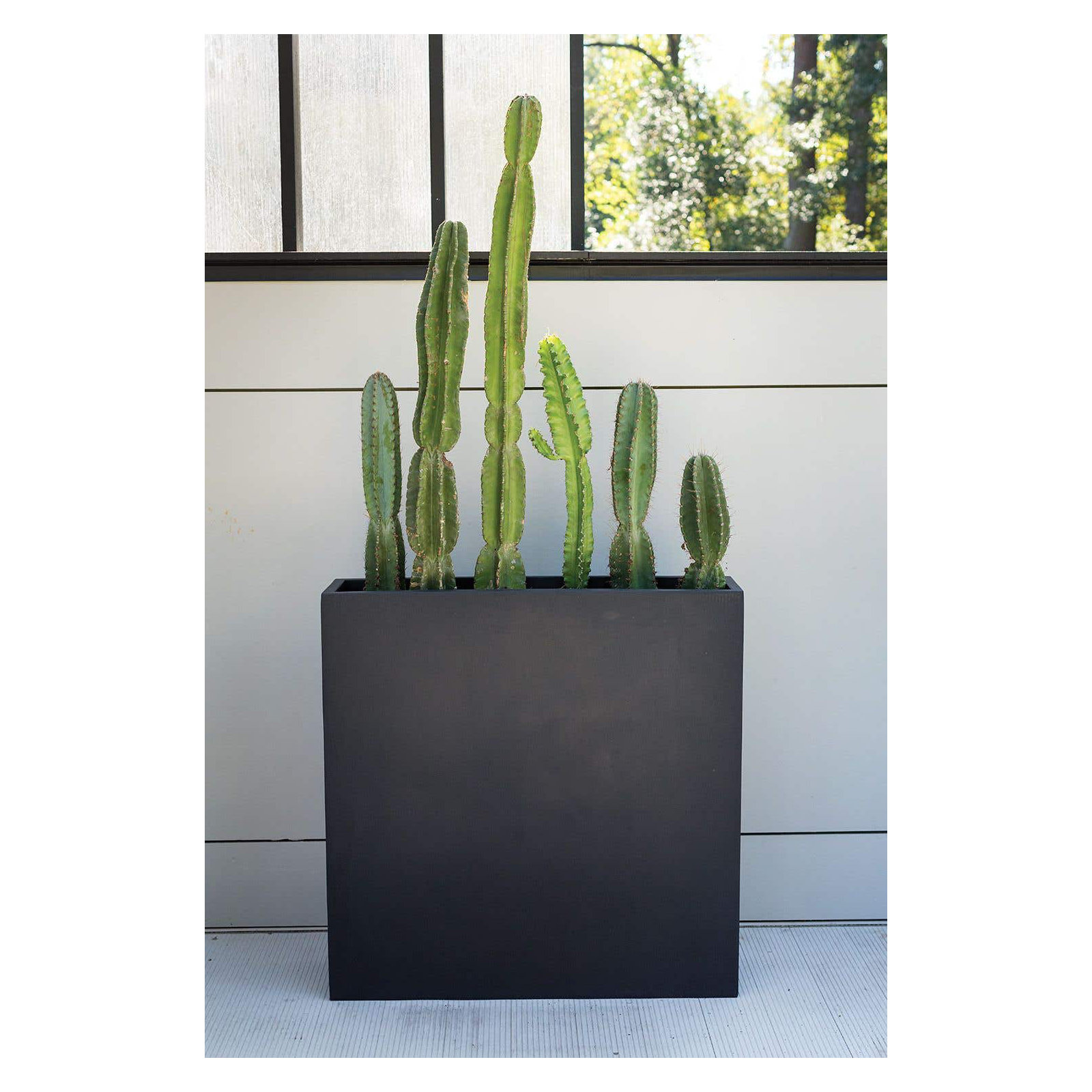 Ziva Handmade Pot Planter, 39.5" H x 39.25" W x 9.75" D