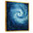 Toile avec cadre flottant or