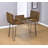 Carpentier Metal Base Writing Desk with Power Outlet