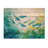 Abstract Sharks Swimming - Shark Wood Wall Decor On Natural Pine Wood-86828622