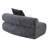 Alab Upholstered Curved Sectional Symmetrical