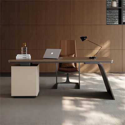 Bureau simple en bois massif de qualité supérieure