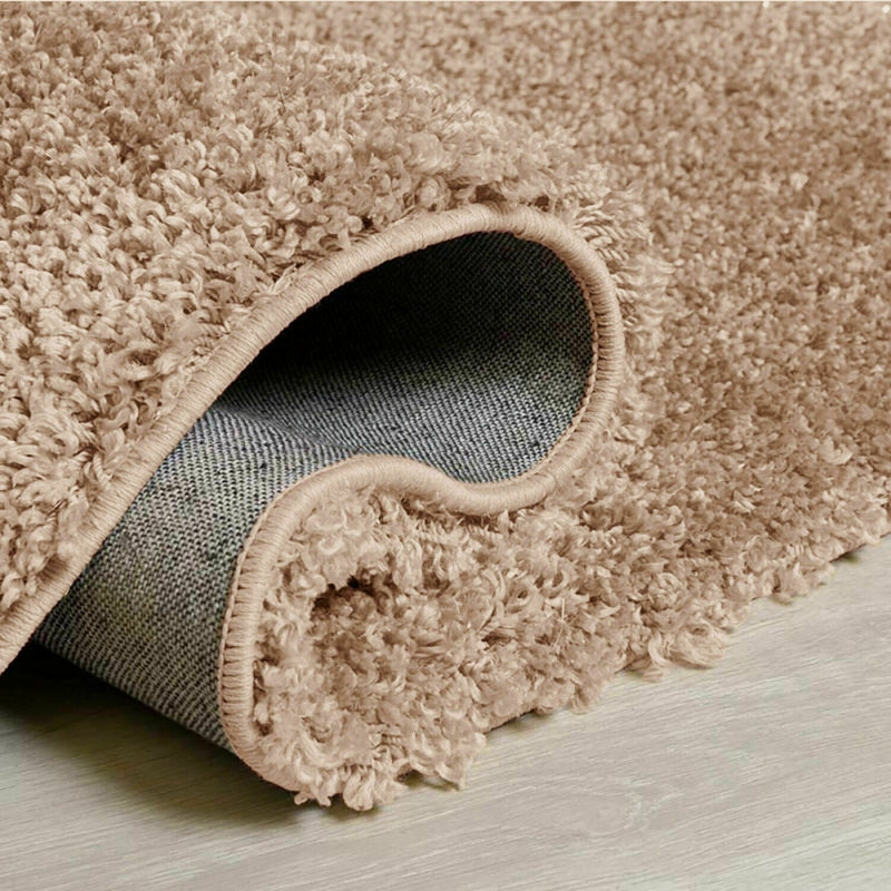 Eileigh Solid Colour Shag Area Rug, Rectangle 120 x 170cm