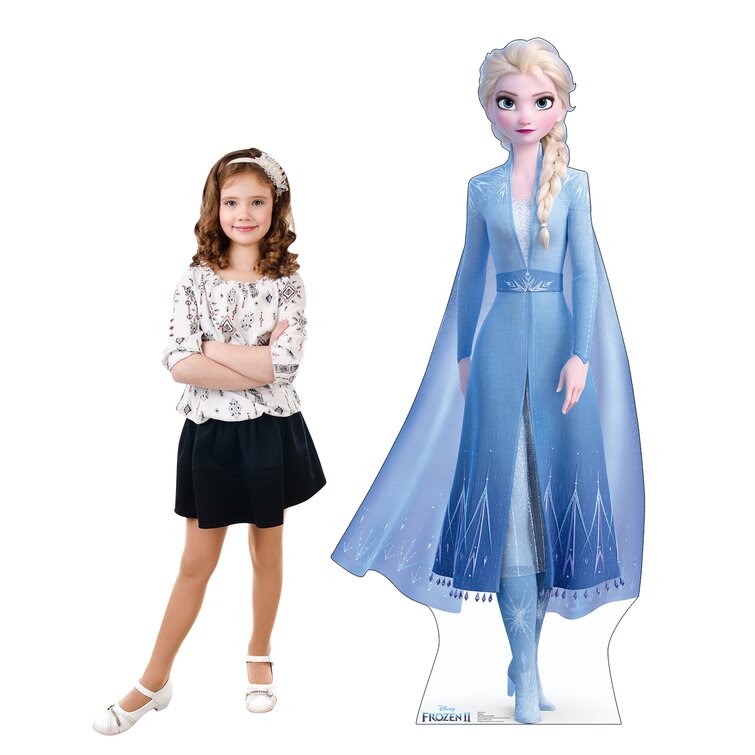 Child Size Disney Frozen Anna and Elsa with sitting Olaf Cardboard Stand-in  Cutout / Standee. Buy Disney Frozen standups & standees at