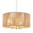 Caroyln 5 - Light 19.25" Dimmable Drum Boho Chandelier Hand-Woven Rattan Pendant for Living Room Kitchen Entryway Hallway Foyer-160829906