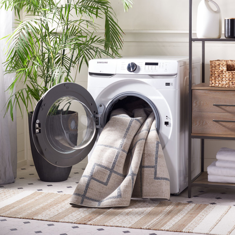 Blair Washable Performance Machine Washable Geometric Rug, Rectangle 4' x 6'