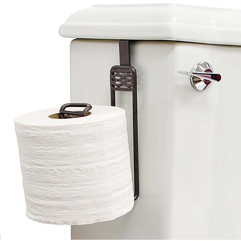 Porte-papier hygiénique à fixation pour réservoir