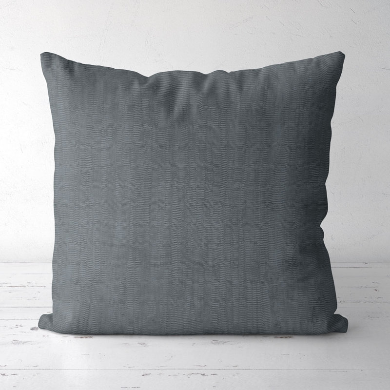Cushion 18 X 18 Tiya Teal, Charcoal