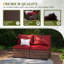 Wicker Outdoor Patio Sofa-637663227