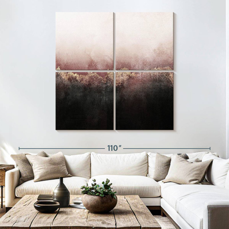Avery Pink Sky, 74" H x 74" W